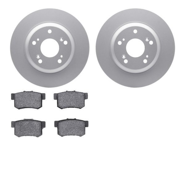 4502-59114, Geospec Rotors with 5000 Advanced Brake Pads, Silver, Dynamic Friction Co, Mfr#: 4502-59114